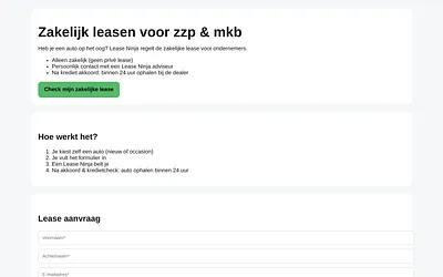 leaseninja.nl snapshot