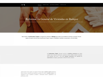 construccionesvazquezbadajoz.com snapshot