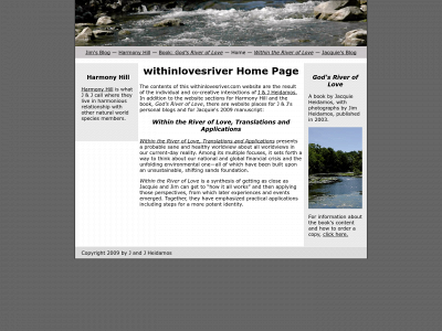 withinlovesriver.com snapshot
