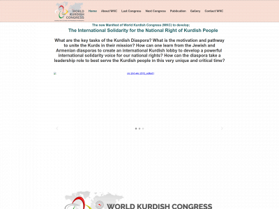 kurdishcongress.com snapshot