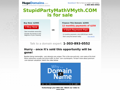 stupidpartymathvmyth.com snapshot