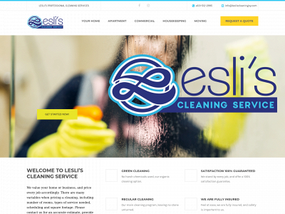 lesliscleaningny.com snapshot