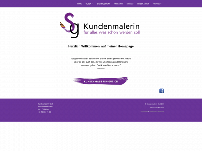 kundenmalerin-gut.ch snapshot