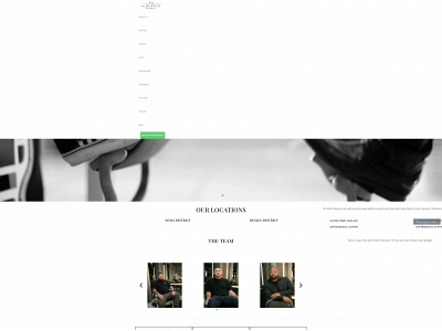 thedistrictbarbers.com snapshot