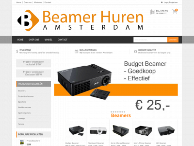 beamerhurenamsterdam.nl snapshot