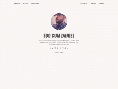 egosumdaniel.se snapshot