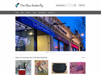 thebluebutterfly.com snapshot