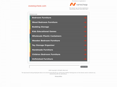 evestoychest.com snapshot
