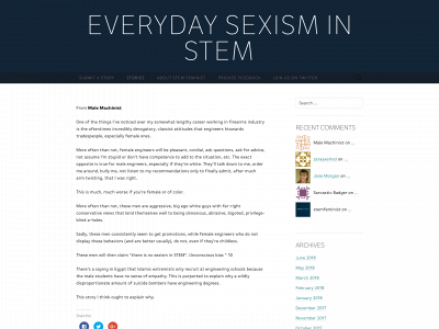 stemfeminist.com snapshot