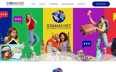 idiomasnet.com snapshot