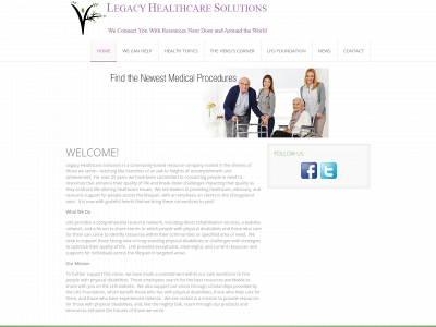 legacyhealthcaresolutions.org snapshot