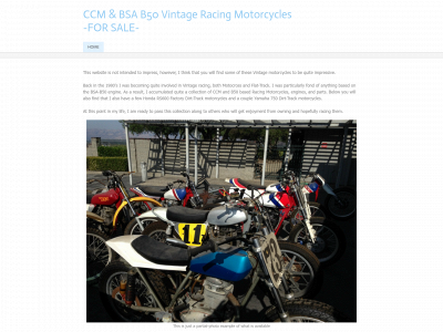 ccmvintagemotorcycles.com snapshot