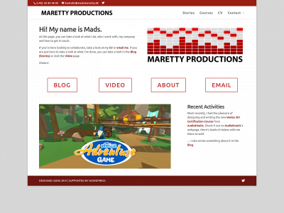 madsmaretty.dk snapshot