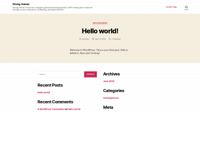 strong-human.com snapshot