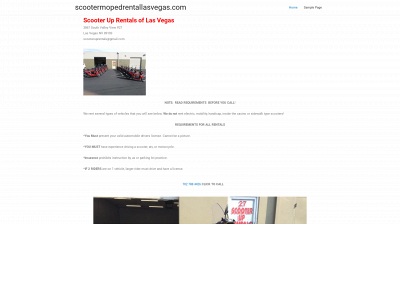 scootermopedrentallasvegas.com snapshot