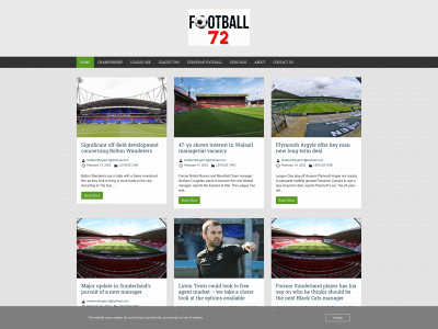 football72.co.uk snapshot