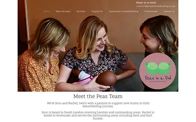 peasbreastfeeding.co.uk snapshot