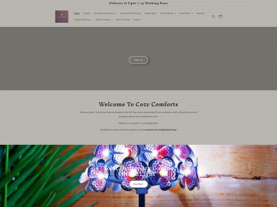 cozycomforts.co.uk snapshot