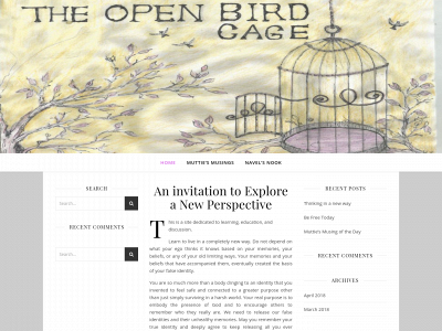 theopenbirdcage.com snapshot