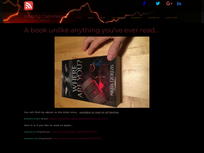 ragingcalmness.com snapshot