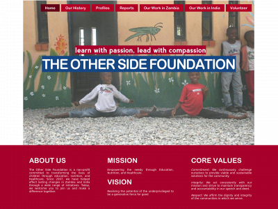 theothersidefoundation.com snapshot