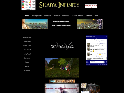 shaiyainfinity.com snapshot
