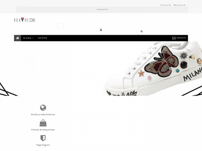 vilavelonishoes.com snapshot
