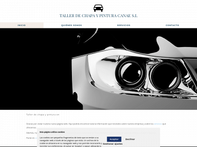 tallercanae.com snapshot