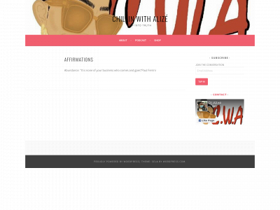 chillinwithalize.com snapshot