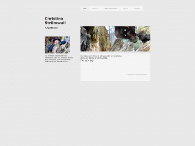 christinastromwall.se snapshot