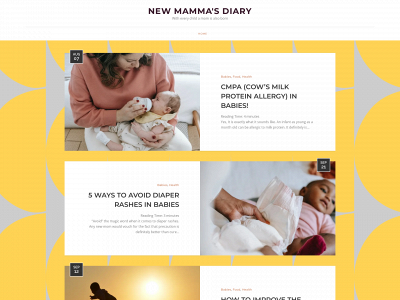 newmammasdiary.com snapshot
