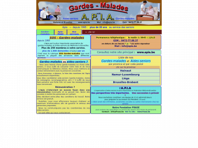 gardes-malades.be snapshot