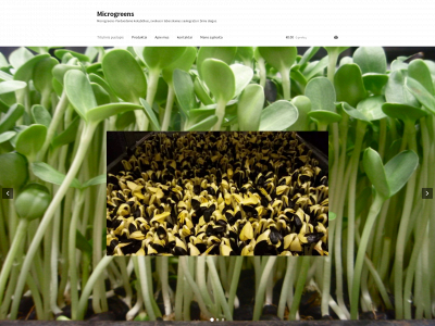 microgreens.lt snapshot