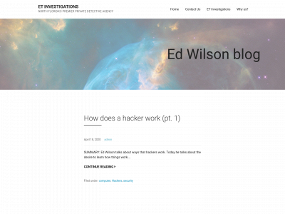 etinvestigations.net snapshot