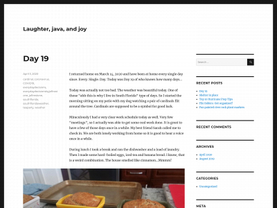 laughterjavaandjoy.com snapshot