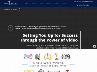 sanddollarproductions.com snapshot