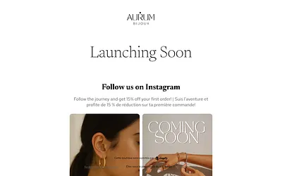 aurum-bijoux.com snapshot
