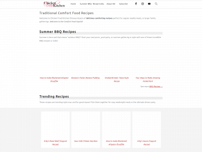 chickenfriedkitchen.com snapshot