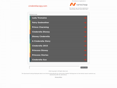 cinderellacopy.com snapshot