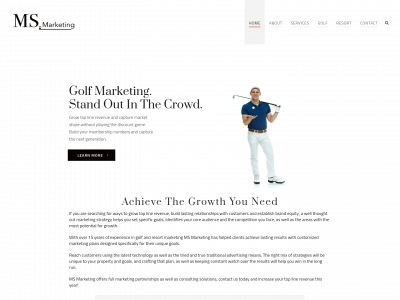 msgolfmarketing.com snapshot