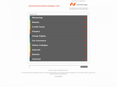 mentoranuevastecnologias.com snapshot