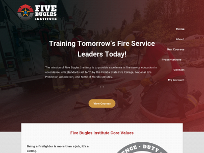 fivebuglesinstitute.com snapshot