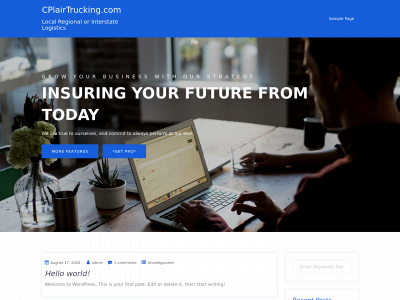 cplairtrucking.com snapshot