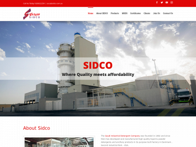sidco.com.sa snapshot