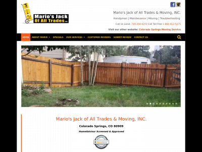 mariosjackofalltrades.com snapshot