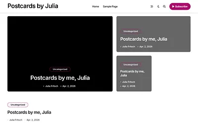 postcardsbyjulia.com snapshot