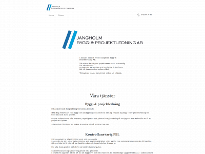 jangholmbp.se snapshot