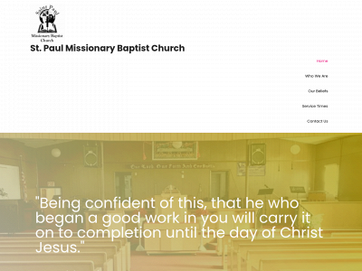 stpaulbaptistmodesto.org snapshot