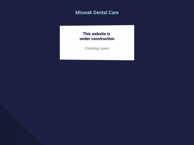 miswakdental.com snapshot