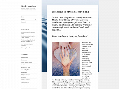 mysticheartsong.com snapshot